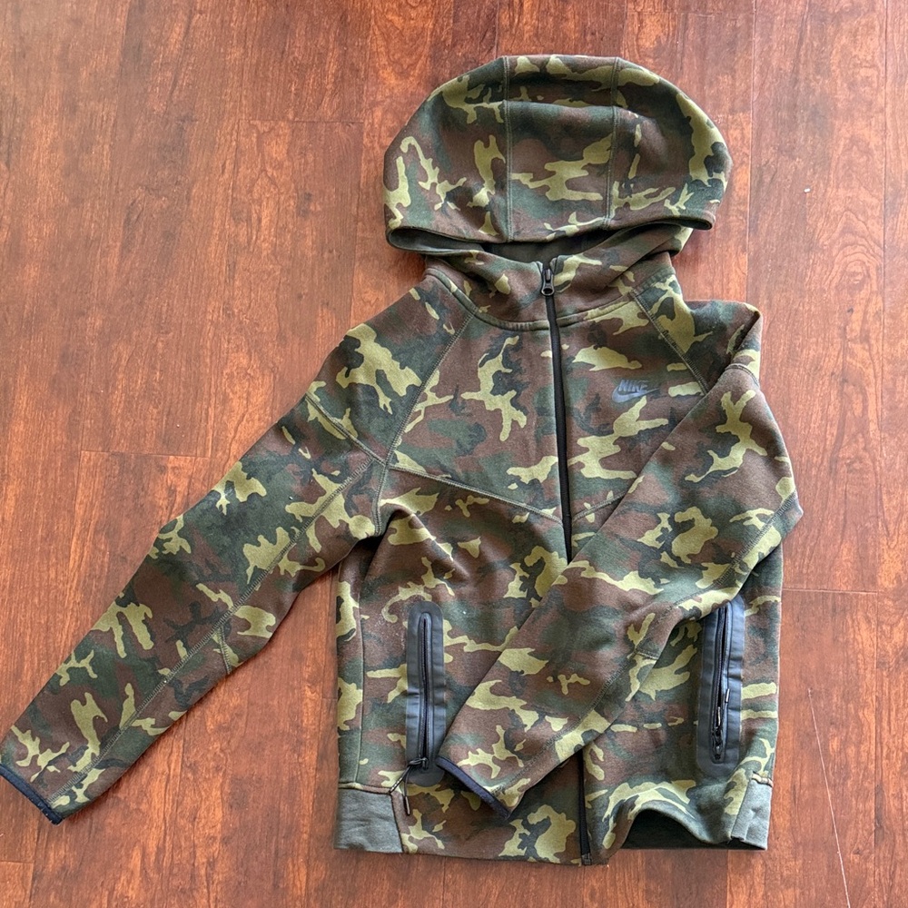 Nike Texk Kids Camo Hoodie